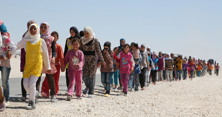 displaced refugees